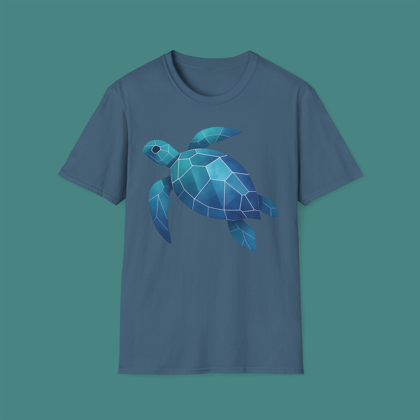Geometric Polygon Turtle Unisex T-Shirt