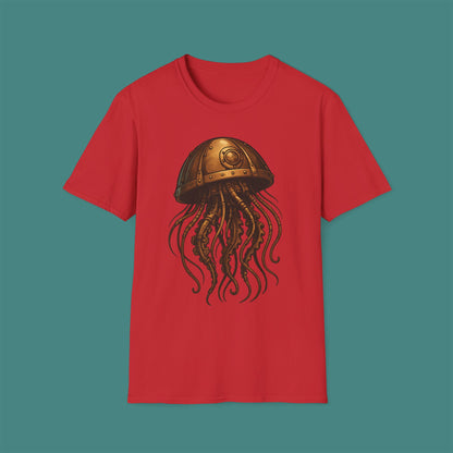 Steampunk Mechanical Jellyfish Unisex T-Shirt