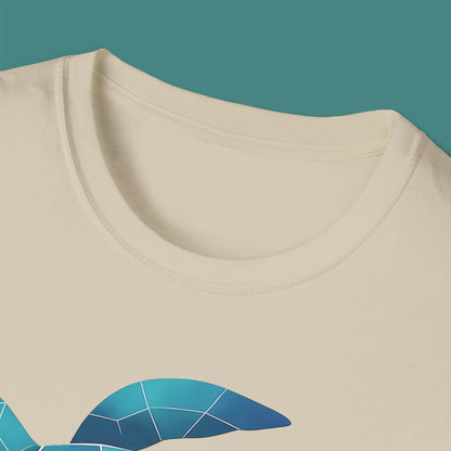 Geometric Polygon Turtle Unisex T-Shirt