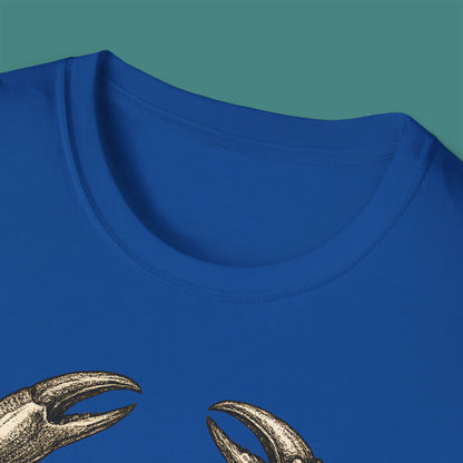 Vintage Etching Crab Unisex T-Shirt