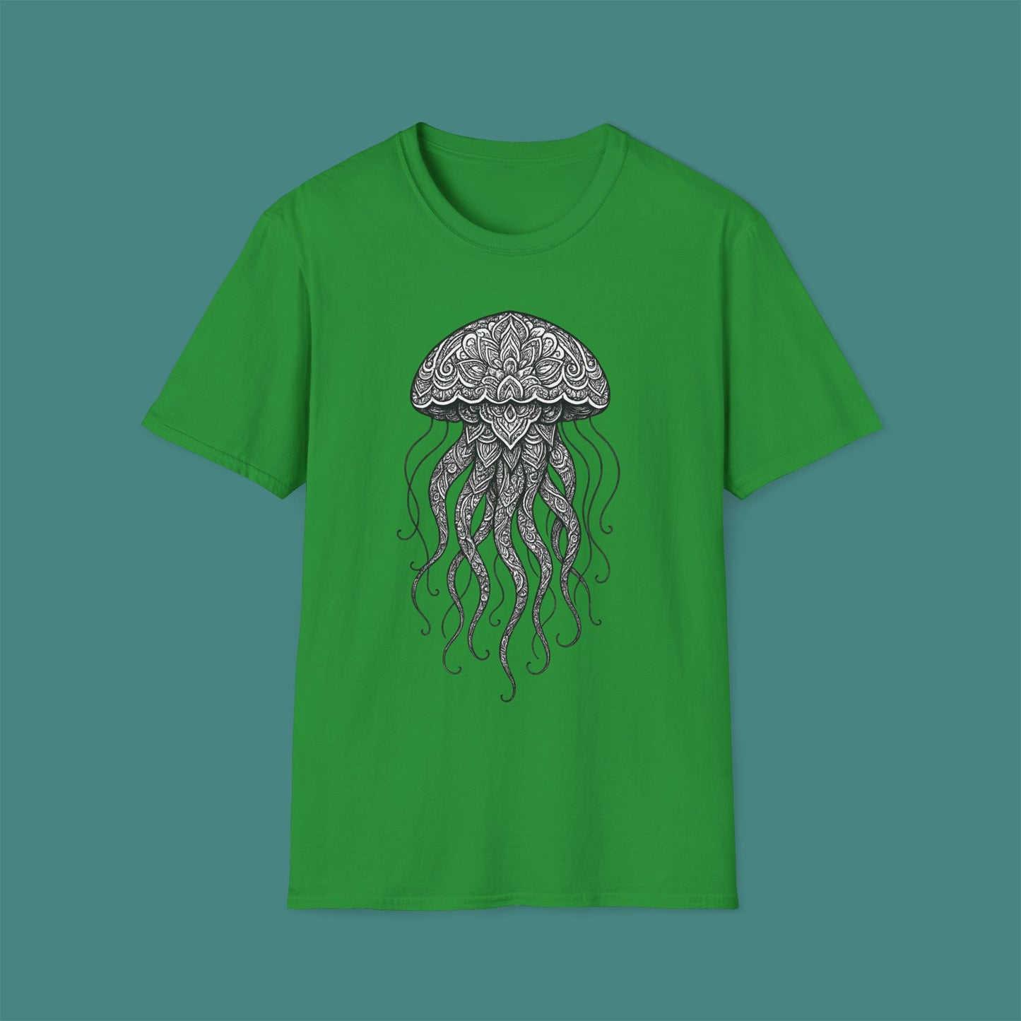 Intricate Mandala Jellyfish Unisex T-Shirt