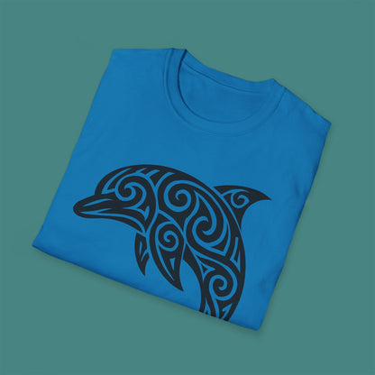 Tribal Tattoo Dolphin Unisex T-Shirt