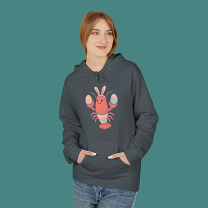 Easter Lobster Fleece Unisex Hoodie
