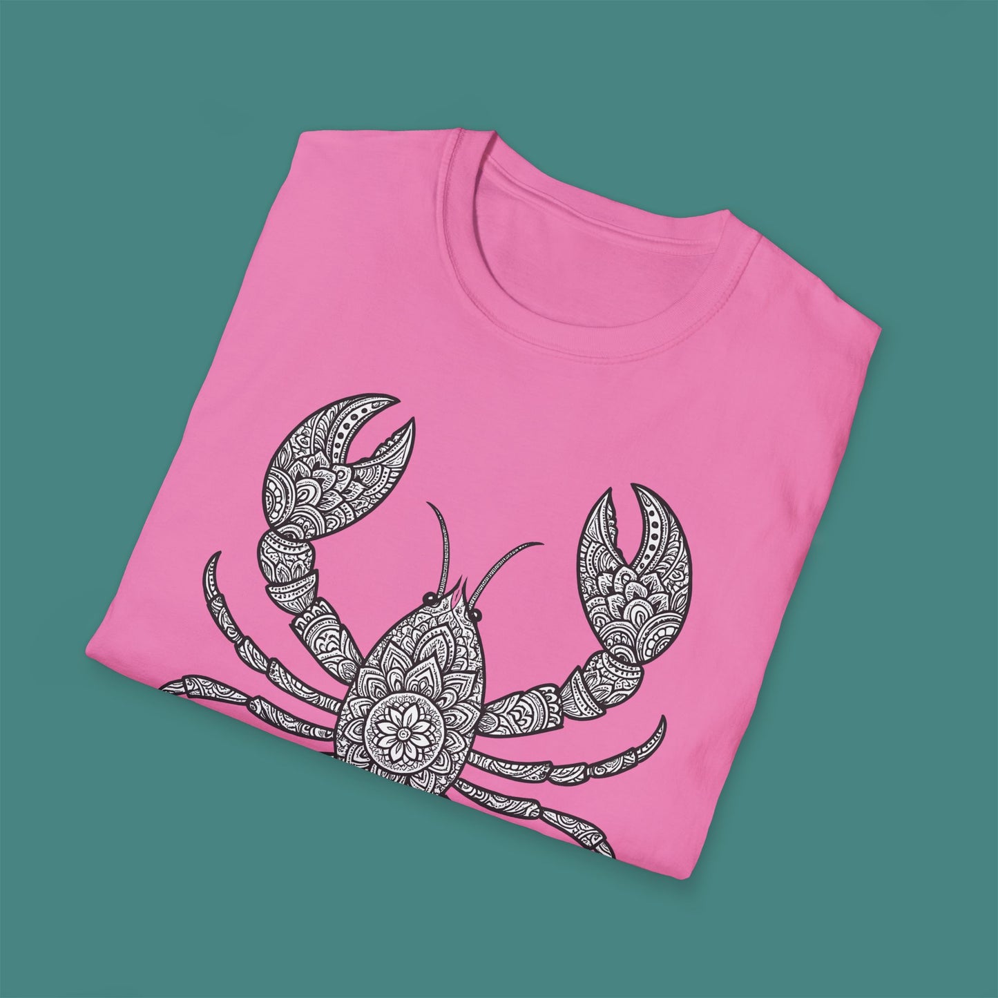Intricate Mandala Lobster Unisex T-Shirt