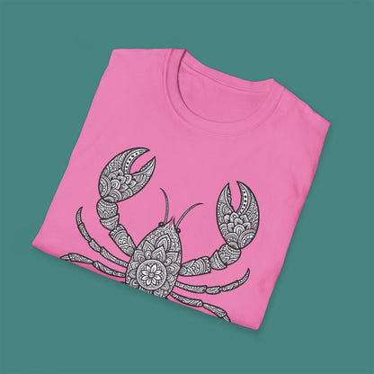 Intricate Mandala Lobster Unisex T-Shirt