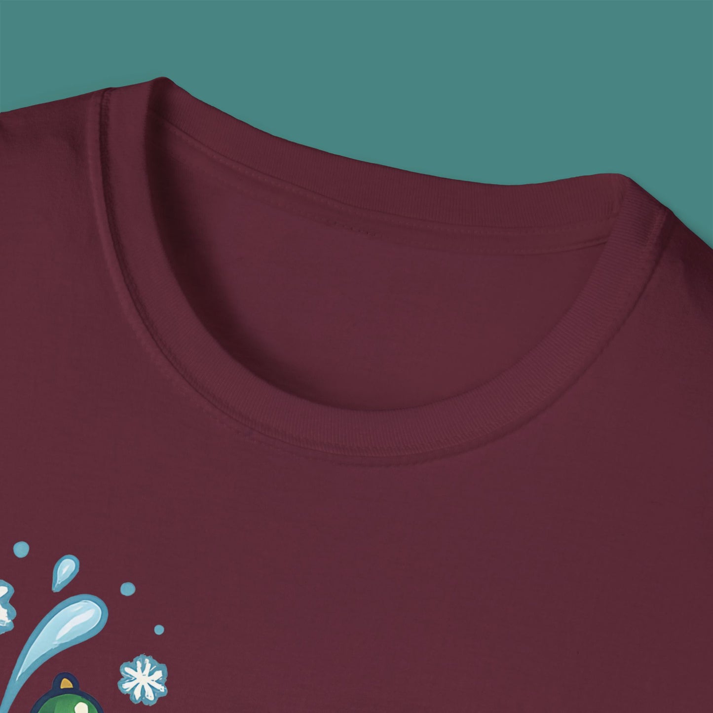 Christmas Whale Unisex T-Shirt