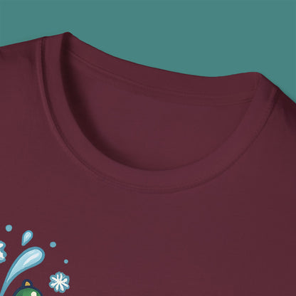 Christmas Whale Unisex T-Shirt