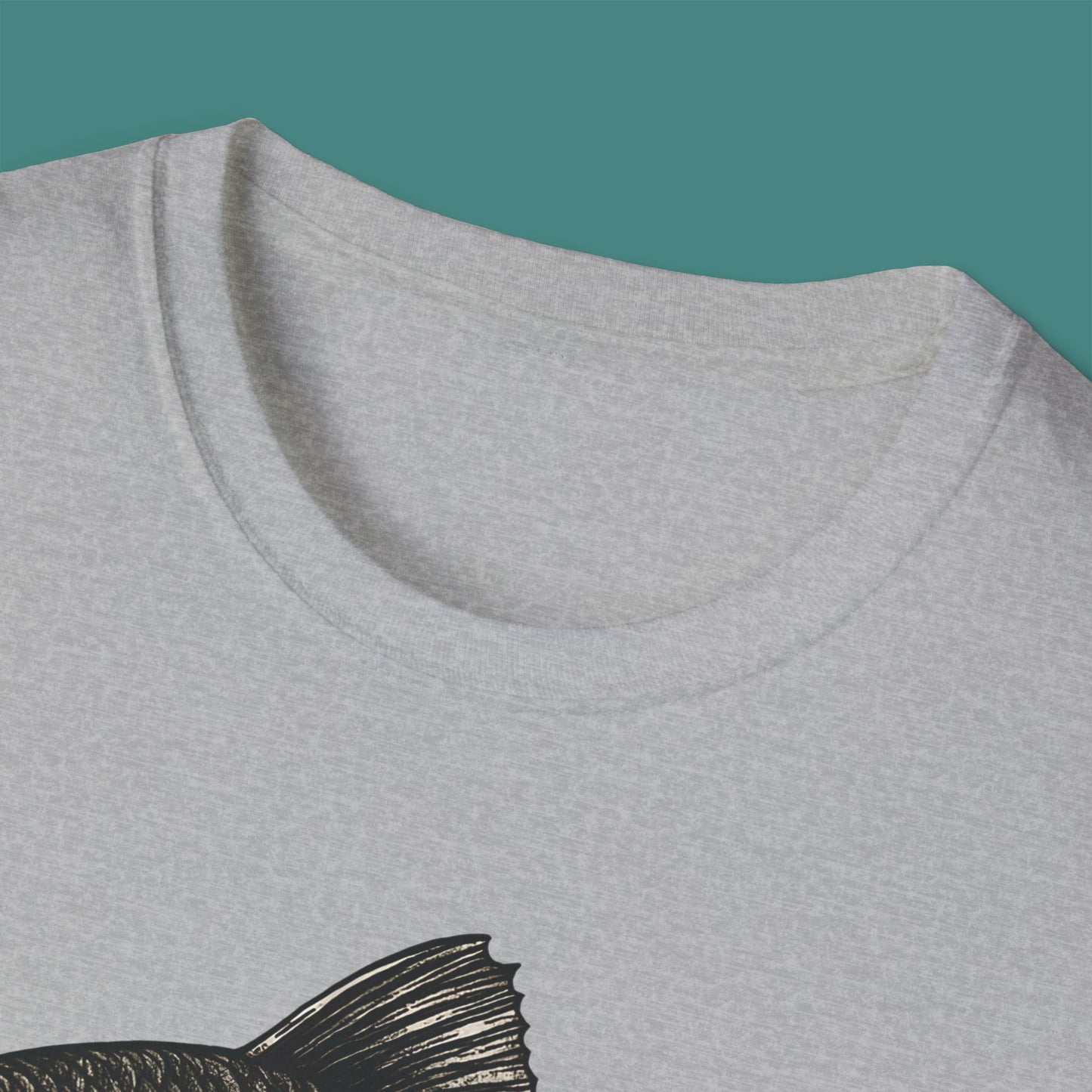 Vintage Etching Fish Unisex T-Shirt