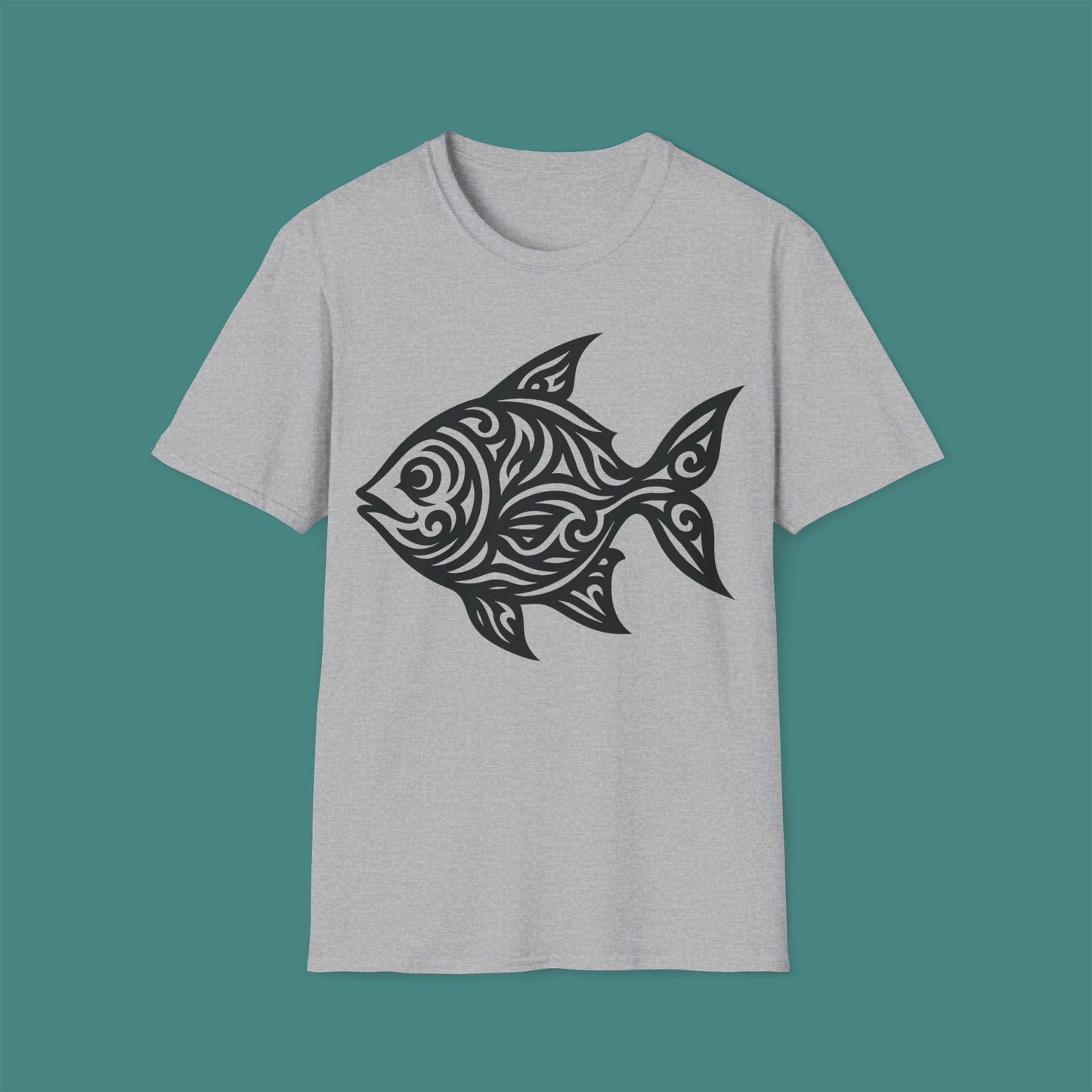 Tribal Tattoo Fish Unisex T-Shirt