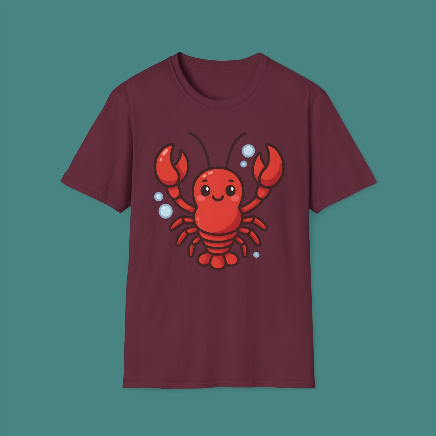 Cartoon Cute Lobster Unisex T-Shirt