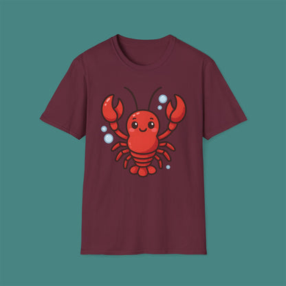 Cartoon Cute Lobster Unisex T-Shirt