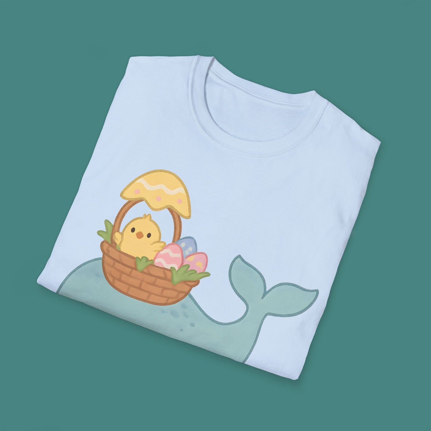 Easter Whale Unisex T-Shirt