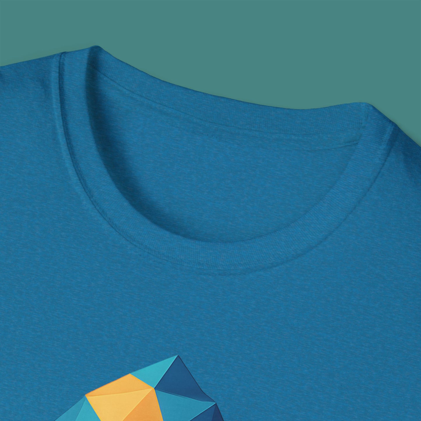 Geometric Polygon Seahorse Unisex T-Shirt