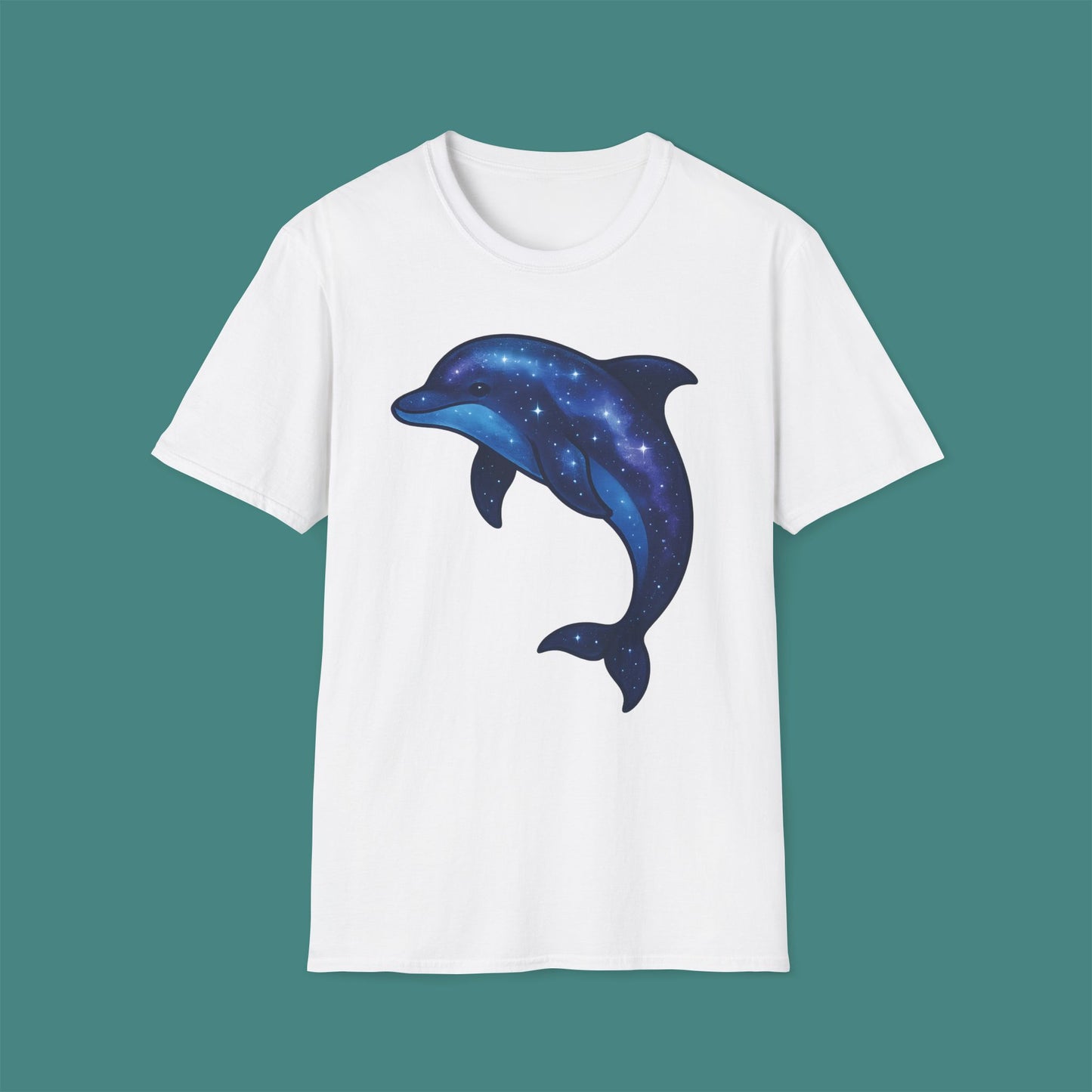 Cosmic Galaxy Dolphin Unisex T-Shirt