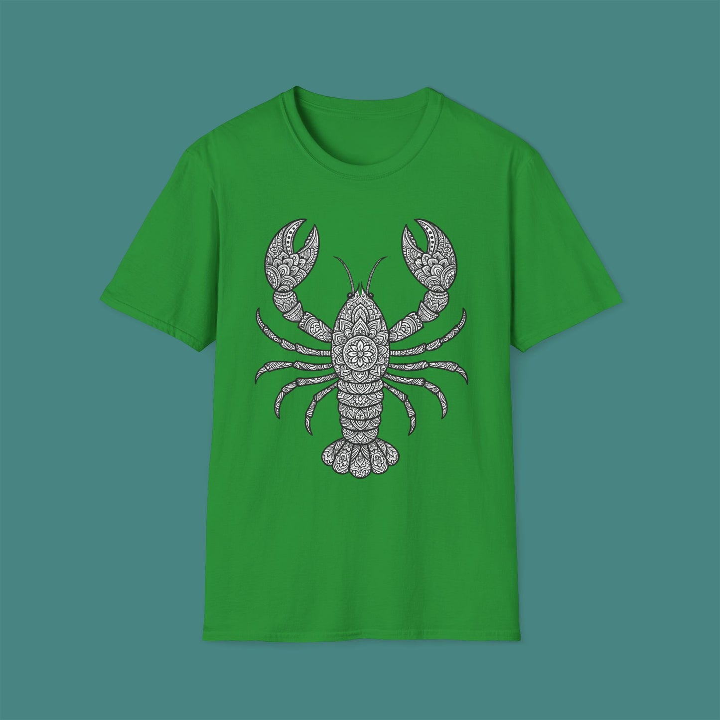 Intricate Mandala Lobster Unisex T-Shirt