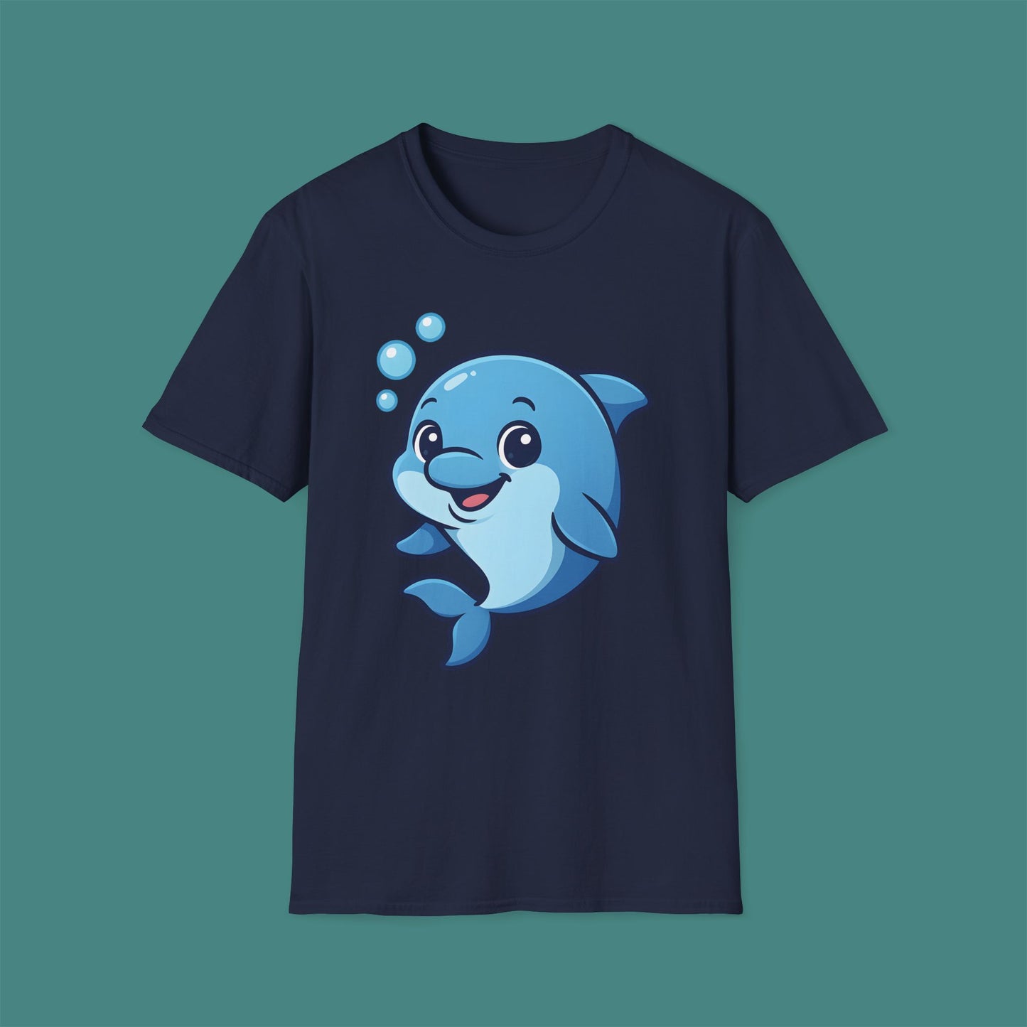Cartoon Cute Dolphin Unisex T-Shirt