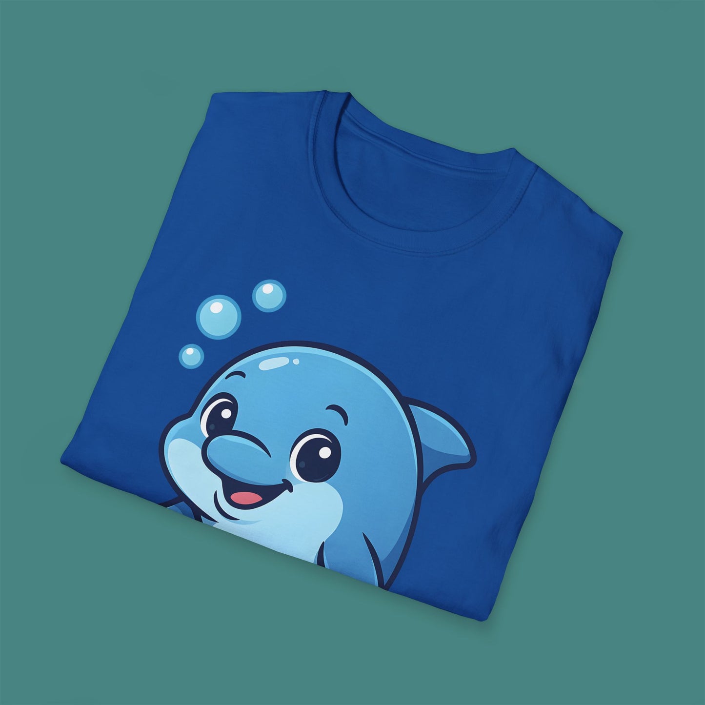 Cartoon Cute Dolphin Unisex T-Shirt