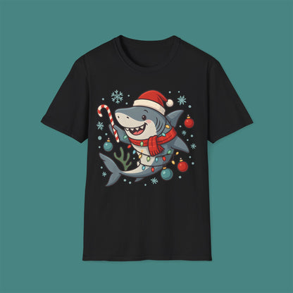 Christmas Shark Unisex T-Shirt