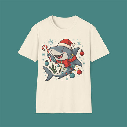 Christmas Shark Unisex T-Shirt