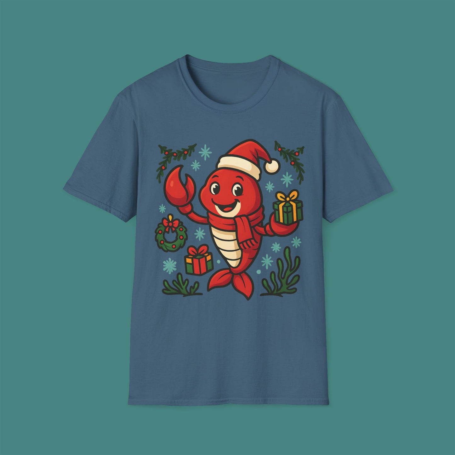 Christmas Lobster Unisex T-Shirt