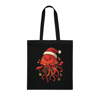 Christmas Jellyfish Tote Bag