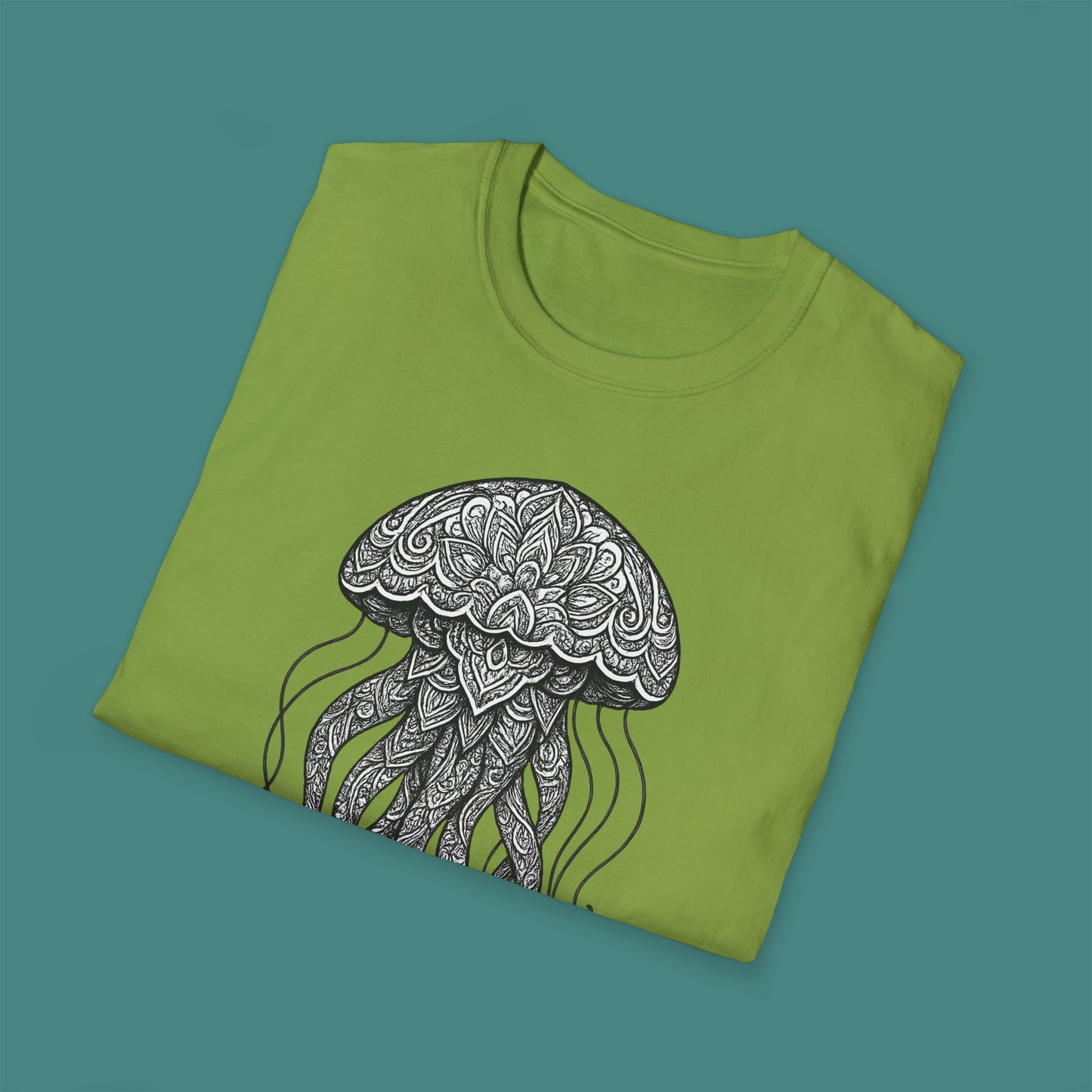 Intricate Mandala Jellyfish Unisex T-Shirt