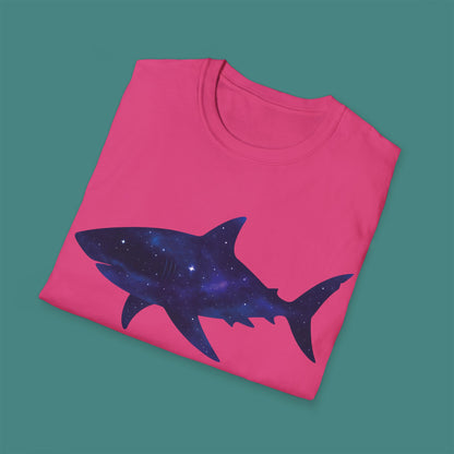 Cosmic Galaxy Shark Unisex T-Shirt