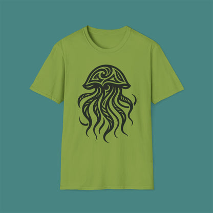 Tribal Tattoo Jellyfish Unisex T-Shirt