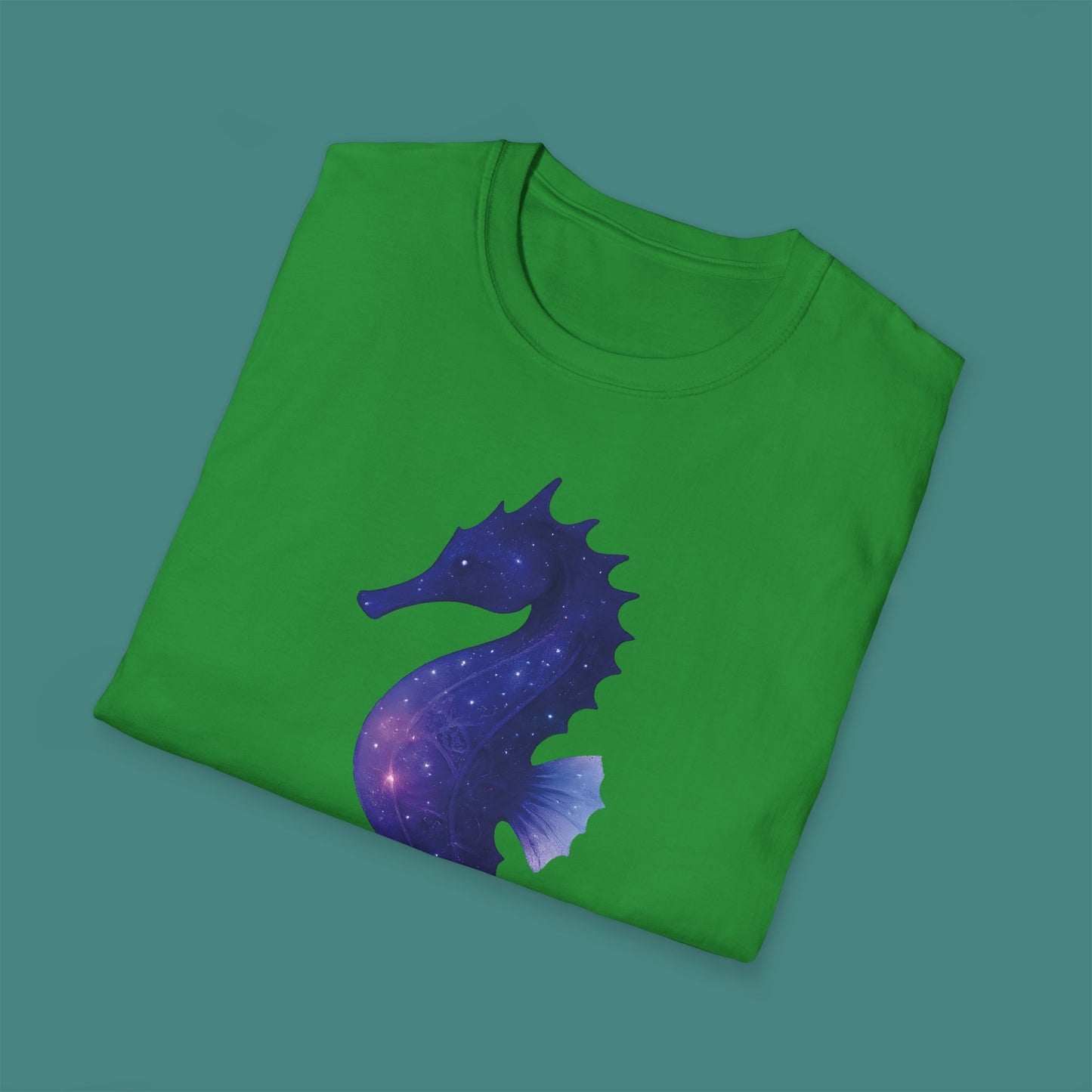 Cosmic Galaxy Seahorse Unisex T-Shirt