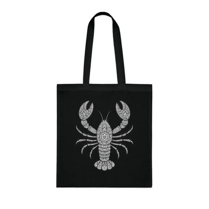 Intricate Mandala Lobster Tote Bag