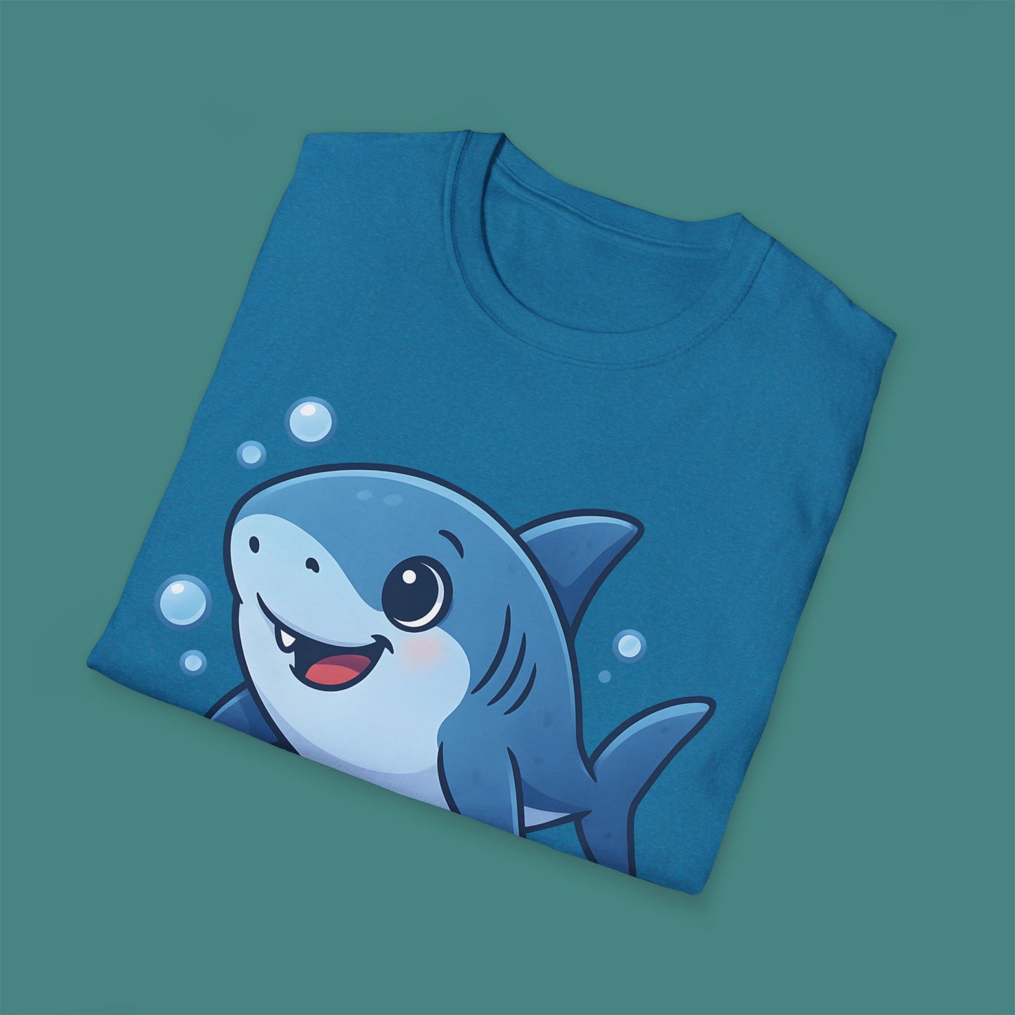 Cartoon Cute Shark Unisex T-Shirt