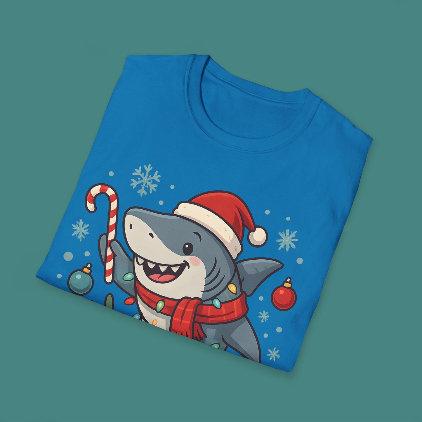 Christmas Shark Unisex T-Shirt