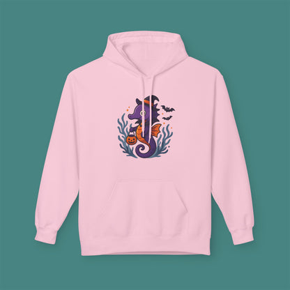 Halloween Seahorse Fleece Unisex Hoodie