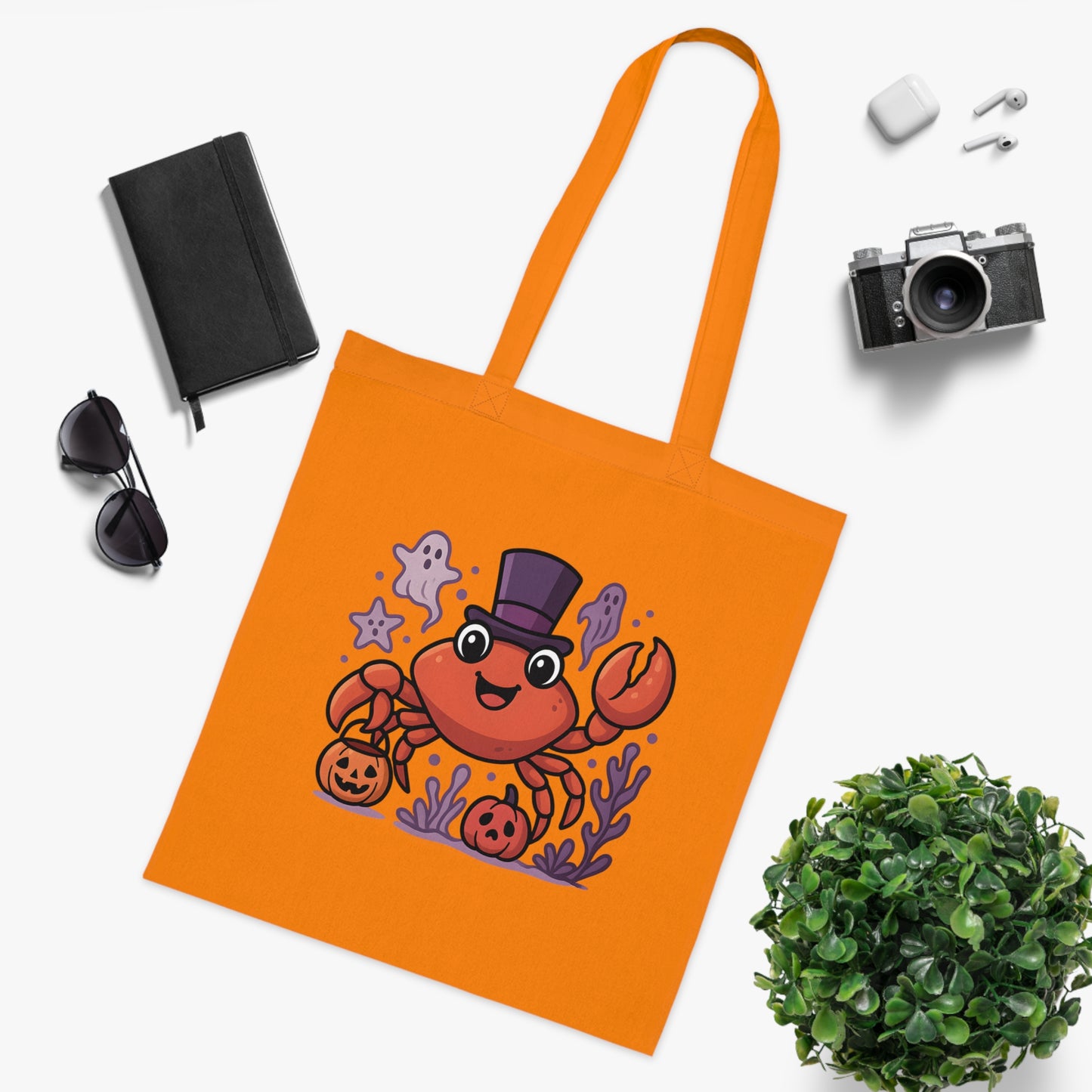 Halloween Crab Tote Bag