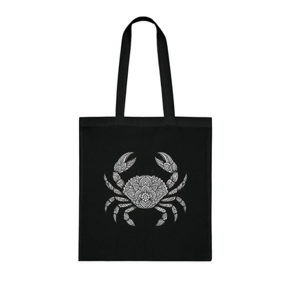 Intricate Mandala Crab Tote Bag