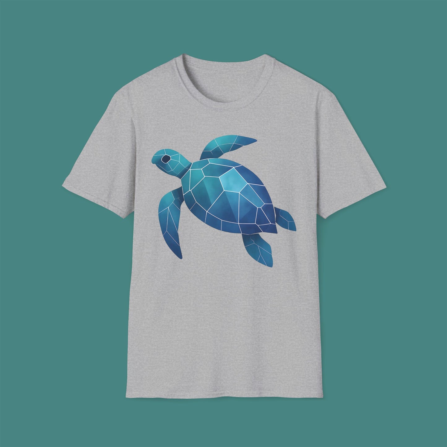 Geometric Polygon Turtle Unisex T-Shirt