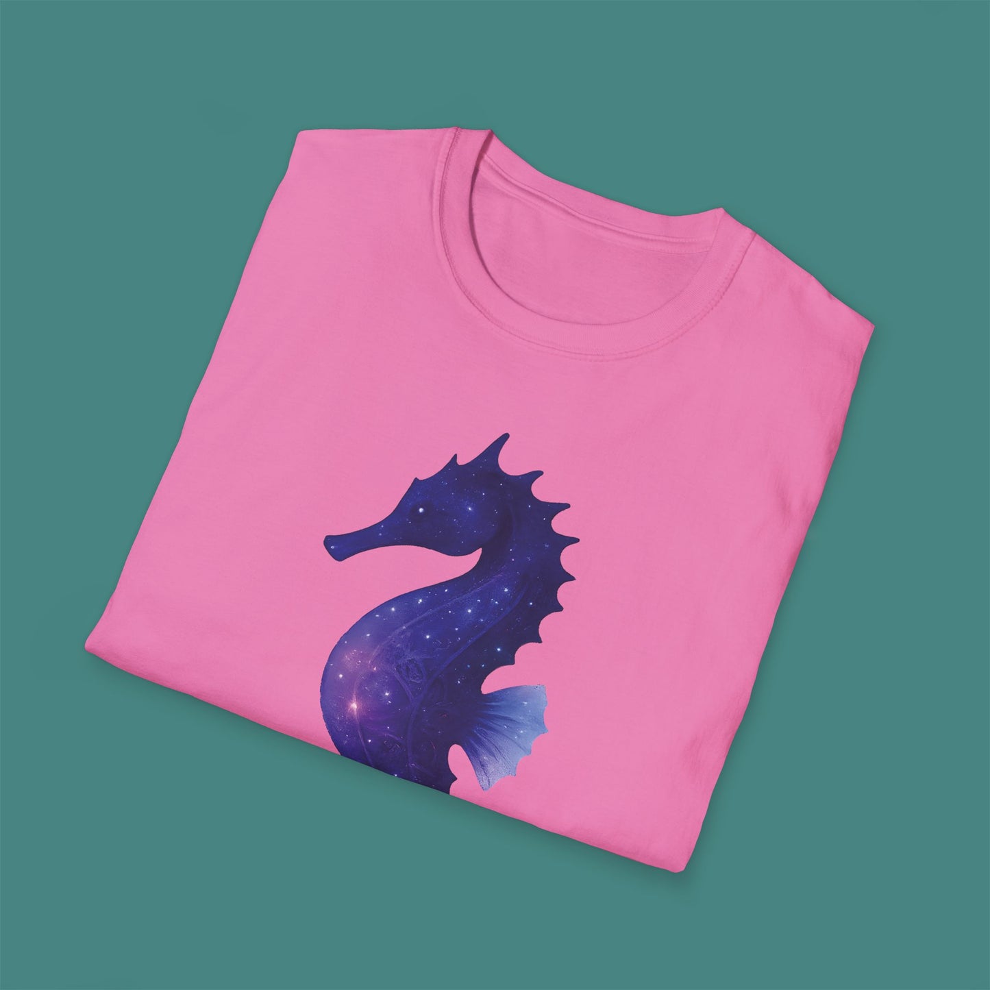 Cosmic Galaxy Seahorse Unisex T-Shirt