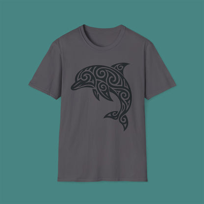 Tribal Tattoo Dolphin Unisex T-Shirt