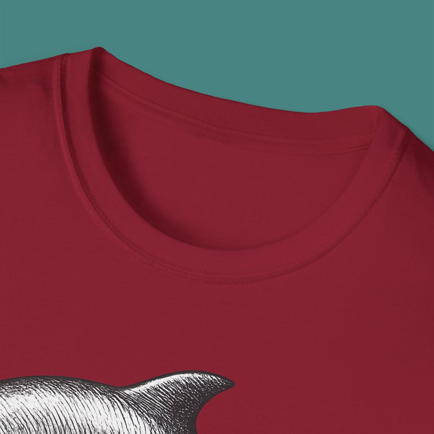Vintage Etching Dolphin Unisex T-Shirt
