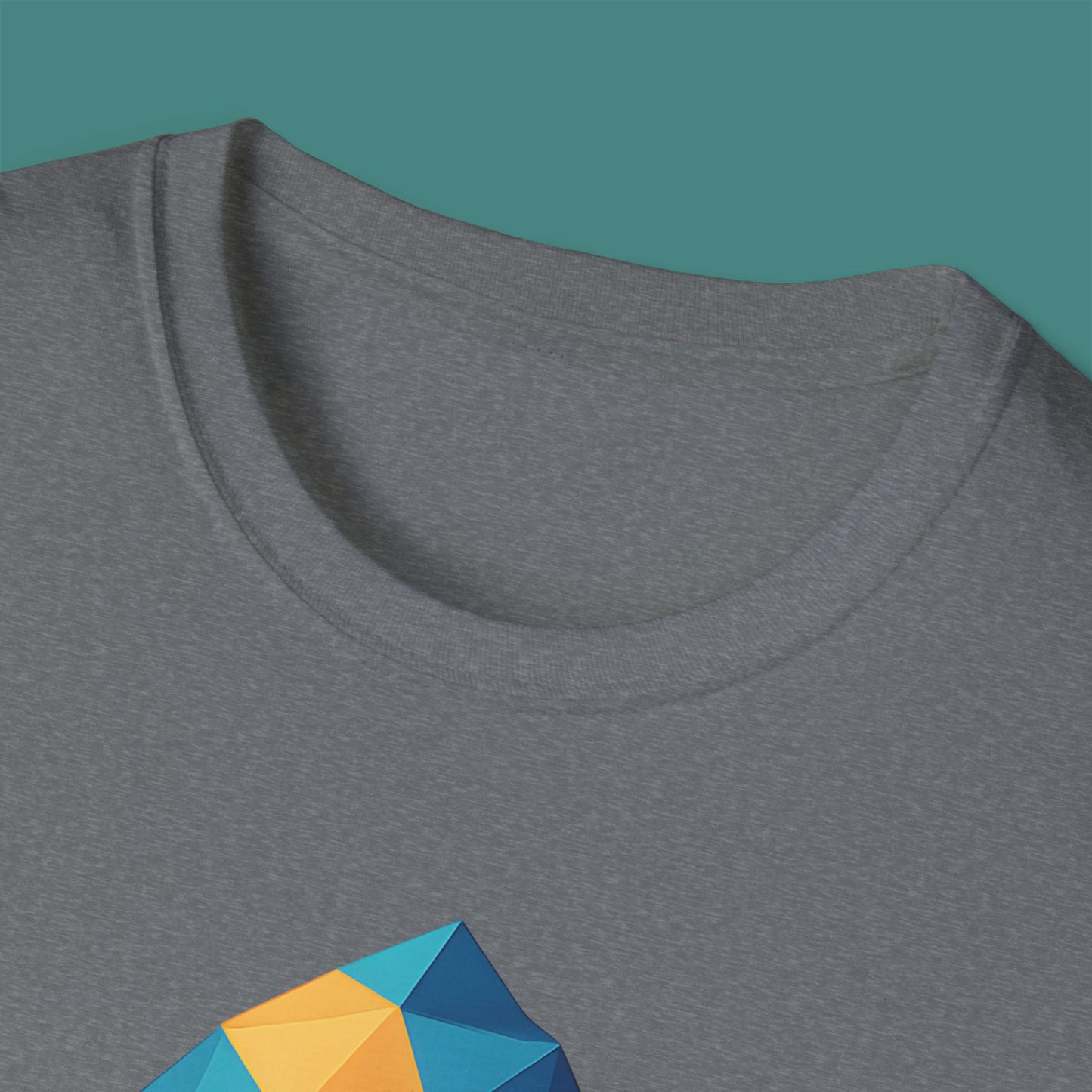 Geometric Polygon Seahorse Unisex T-Shirt