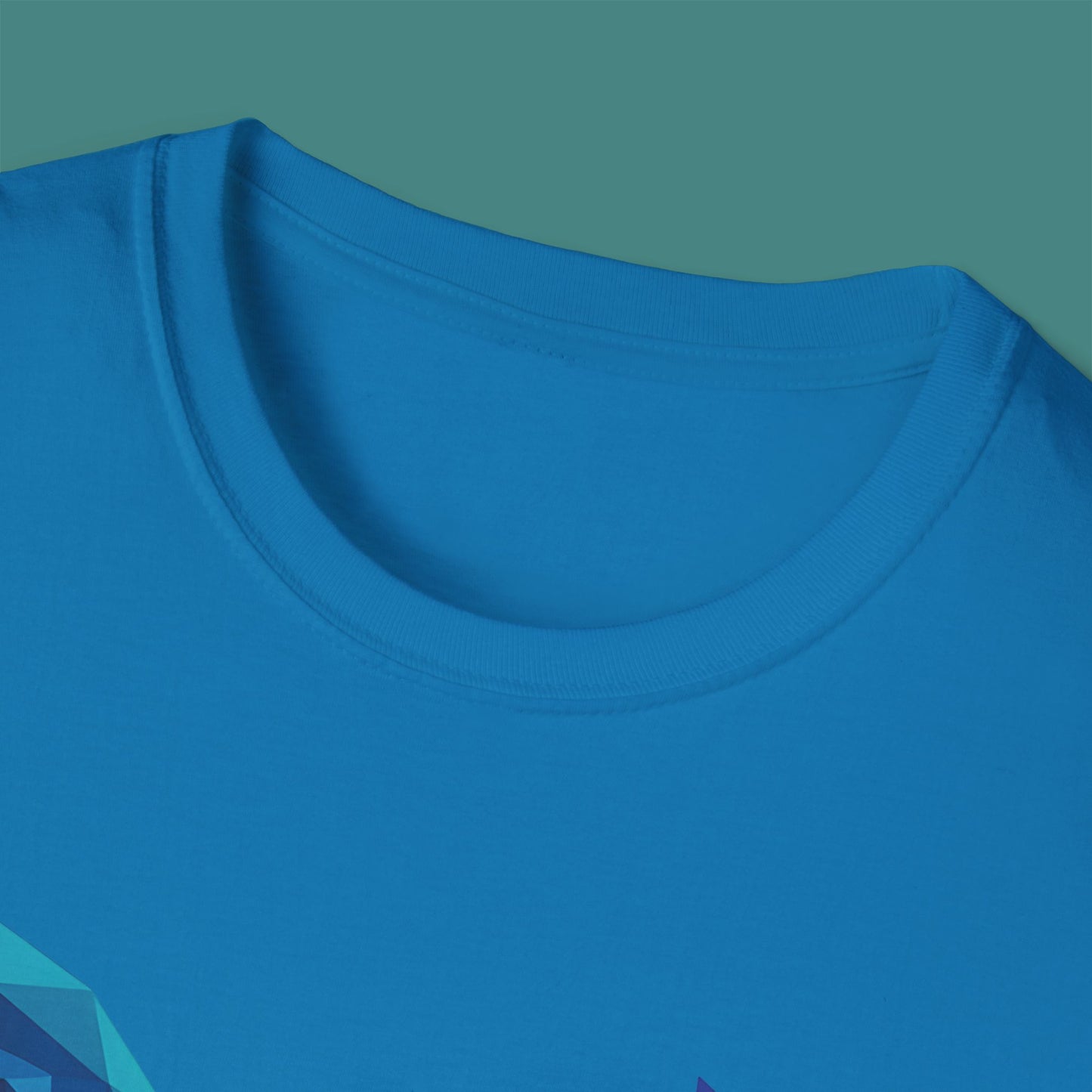Geometric Polygon Whale Unisex T-Shirt