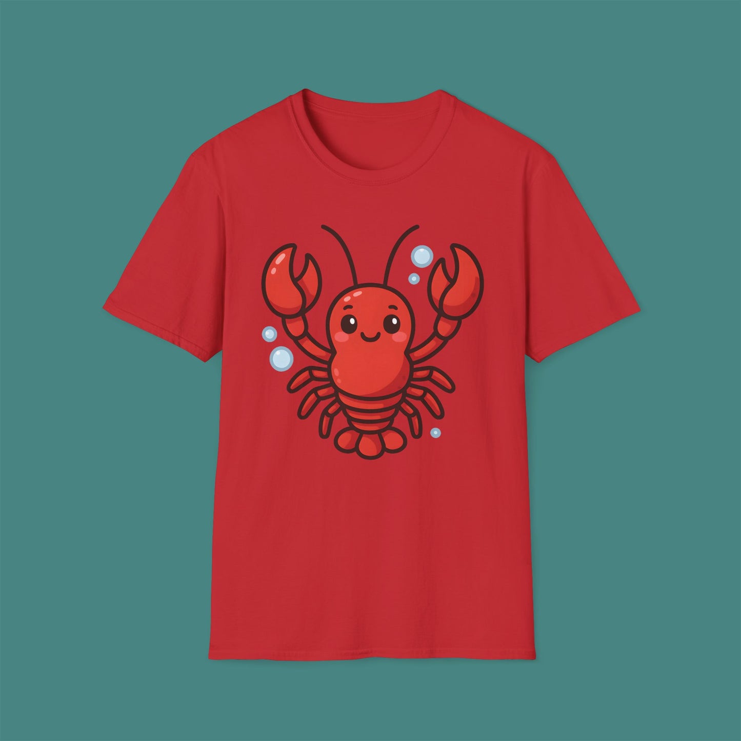 Cartoon Cute Lobster Unisex T-Shirt