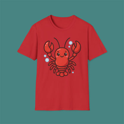 Cartoon Cute Lobster Unisex T-Shirt