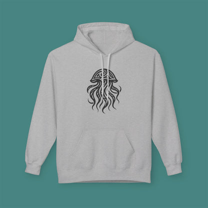Tribal Tattoo Jellyfish Fleece Unisex Hoodie