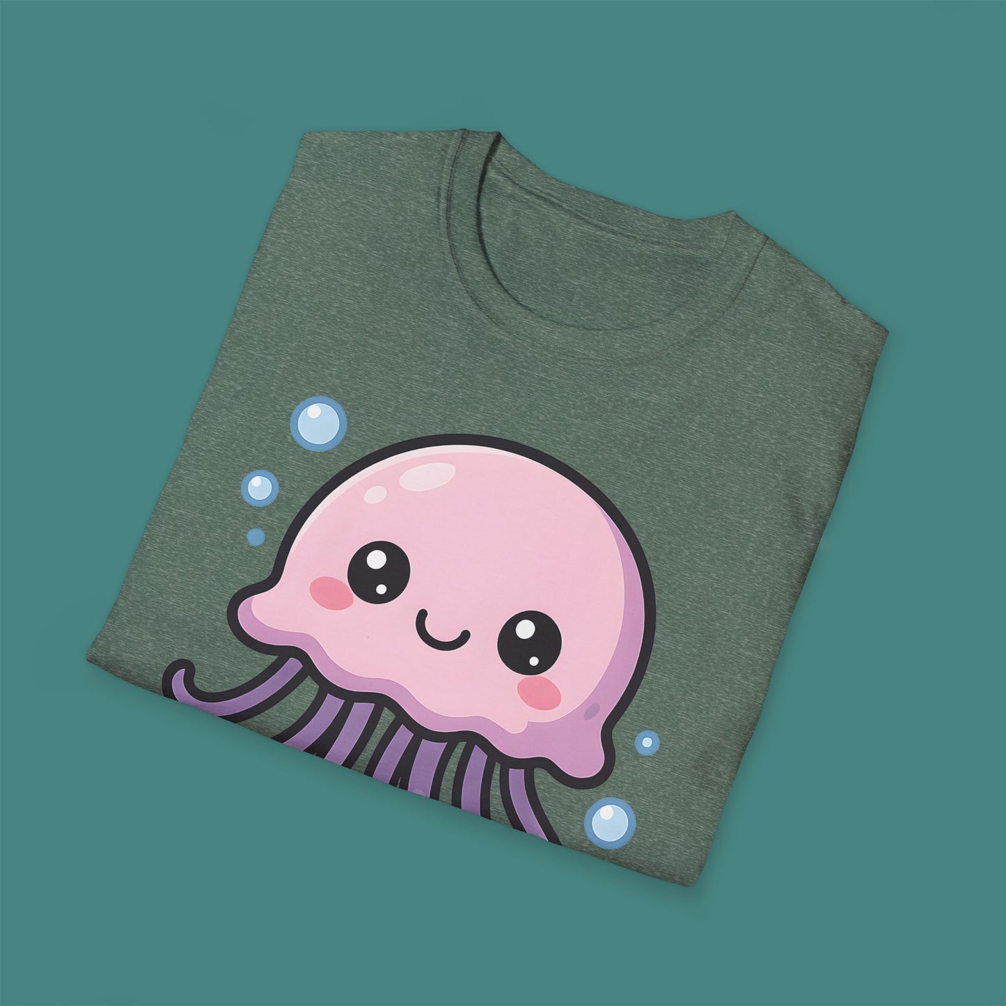 Cartoon Cute Jellyfish Unisex T-Shirt