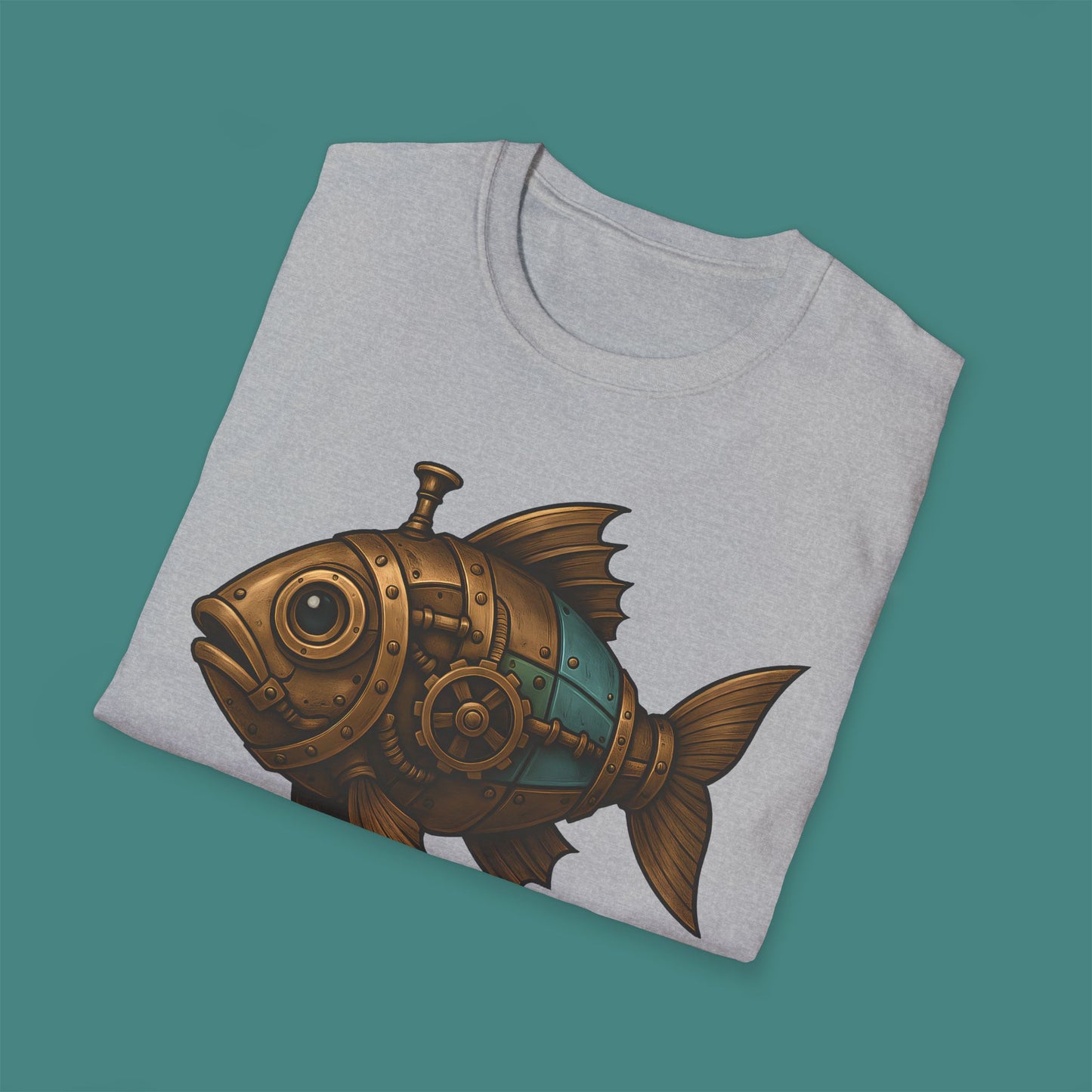 Steampunk Mechanical Fish Unisex T-Shirt