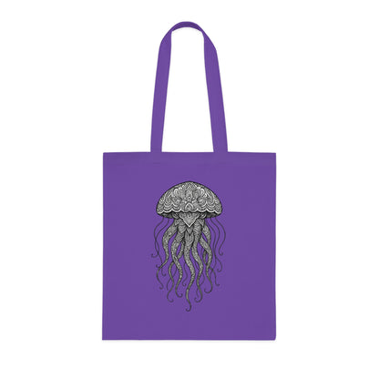 Intricate Mandala Jellyfish Tote Bag