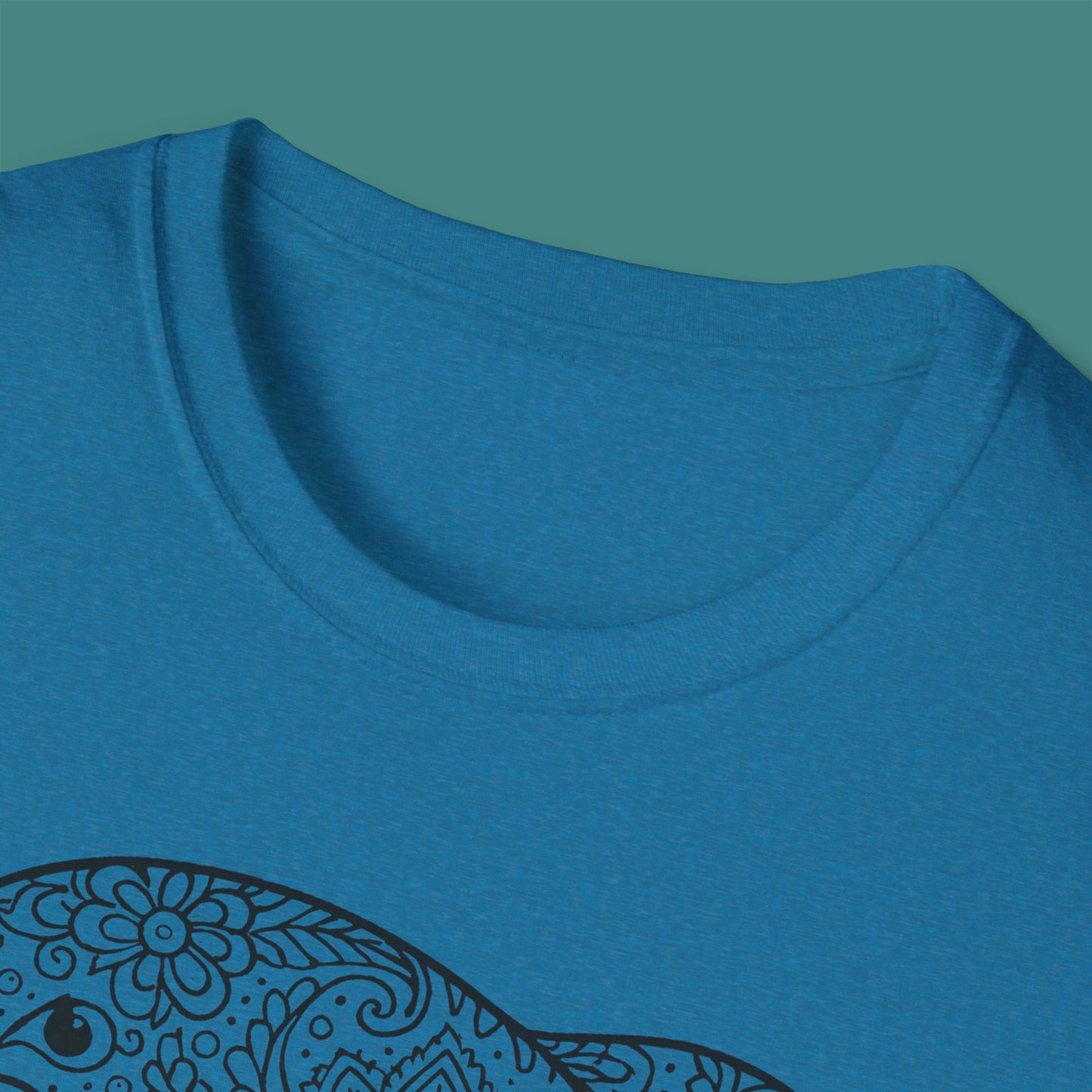 Intricate Mandala Dolphin Unisex T-Shirt