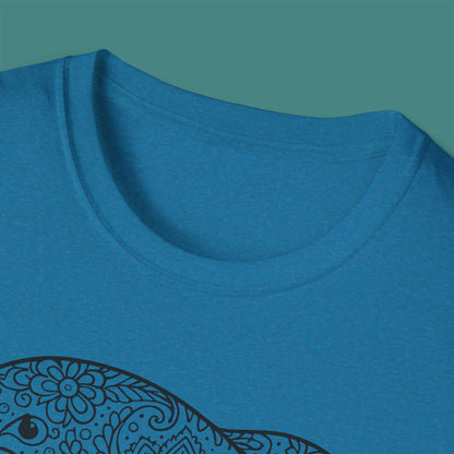 Intricate Mandala Dolphin Unisex T-Shirt