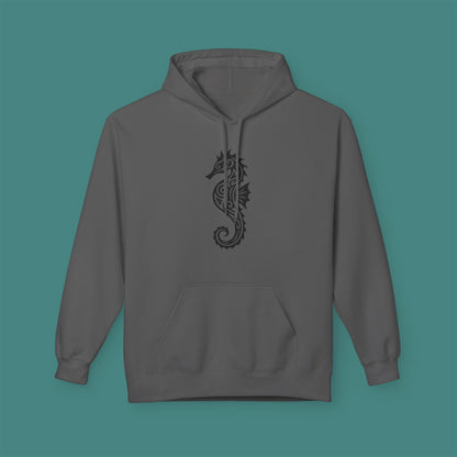 Tribal Tattoo Seahorse Fleece Unisex Hoodie